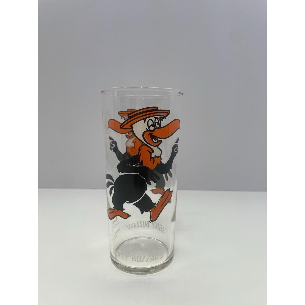 Vintage 1973 Looney Tunes Beaky Buzzard Pepsi Collector Series Glass